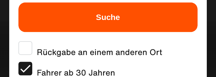 Screenshot crop of the primary button and a checked checkbox
